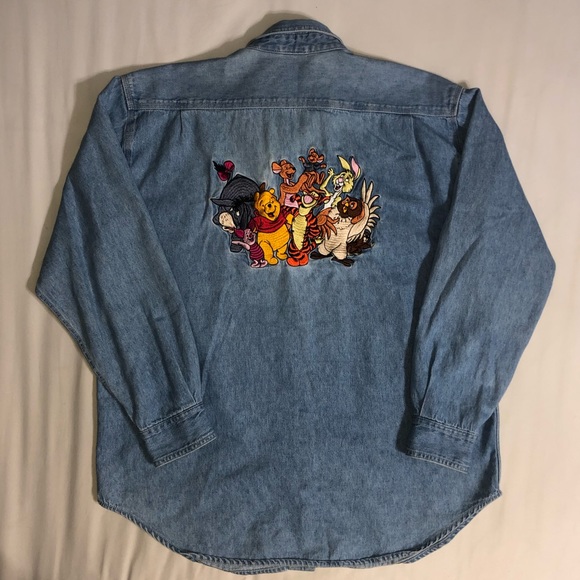 Disney Other - Vintage Disney Embroidered Button Up